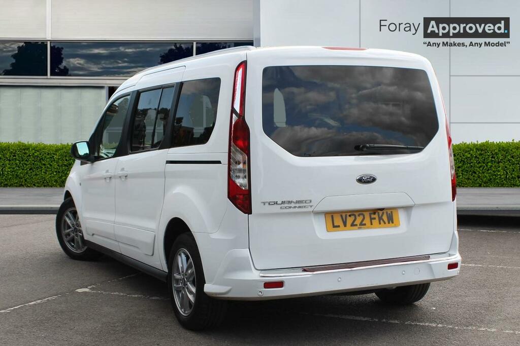 Ford Grand Tourneo Connect 1.5 Ecoblue 120 Titanium Powershift White #4