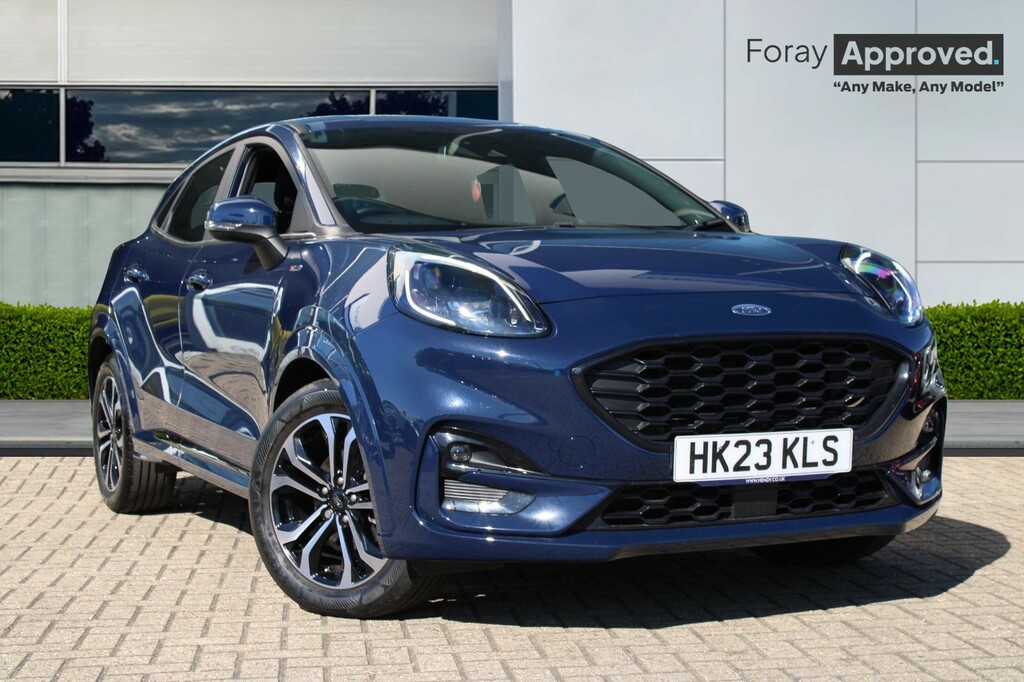 Ford Puma 1.0 Ecoboost Hybrid Mhev St-line Dct Blue