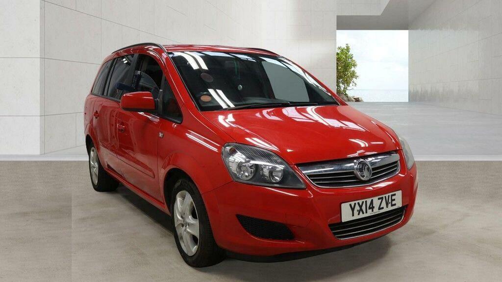 Vauxhall Zafira 1.8 16V Exclusiv Euro 5 Red