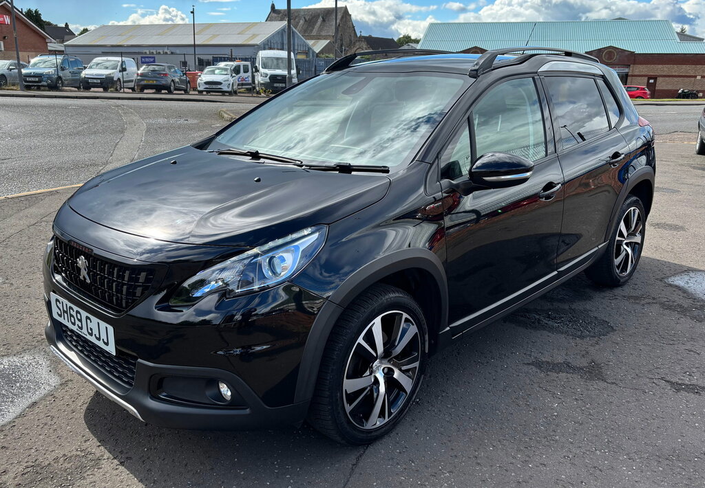 Peugeot 2008 1.2 Puretech Gpf Gt Line Suv Eur SH69GJJ Black #3