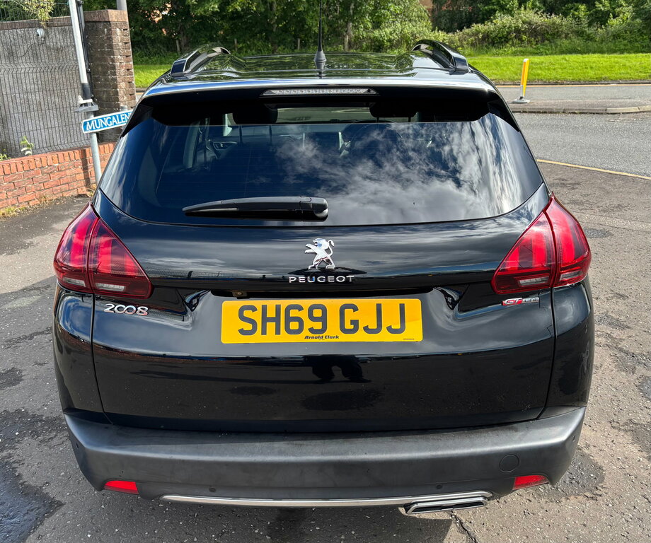 Peugeot 2008 1.2 Puretech Gpf Gt Line Suv Eur SH69GJJ Black #6