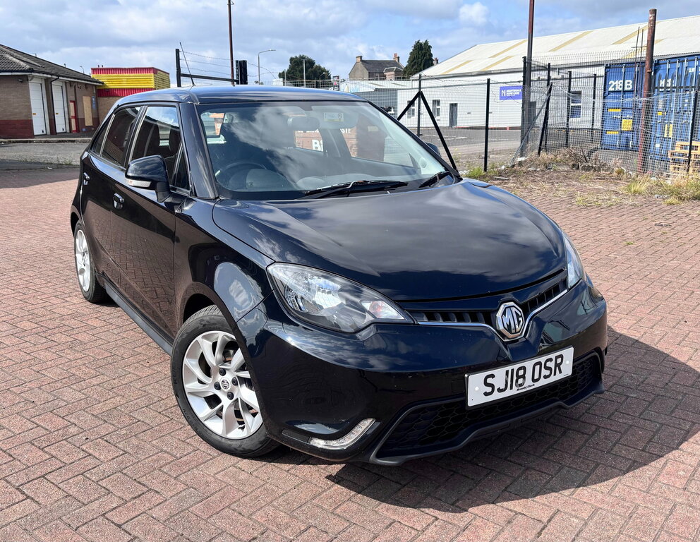 MG MG3 1.5 Vti-tech 3Form Sport Hatchback Manu Black
