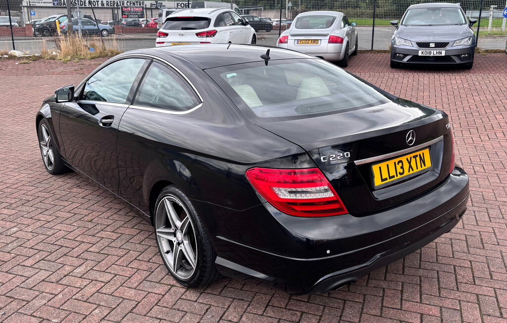 Mercedes-Benz C Class 2.1 C220 Cdi Blueefficiency Executive Se Coupe LL13XTN Black #6