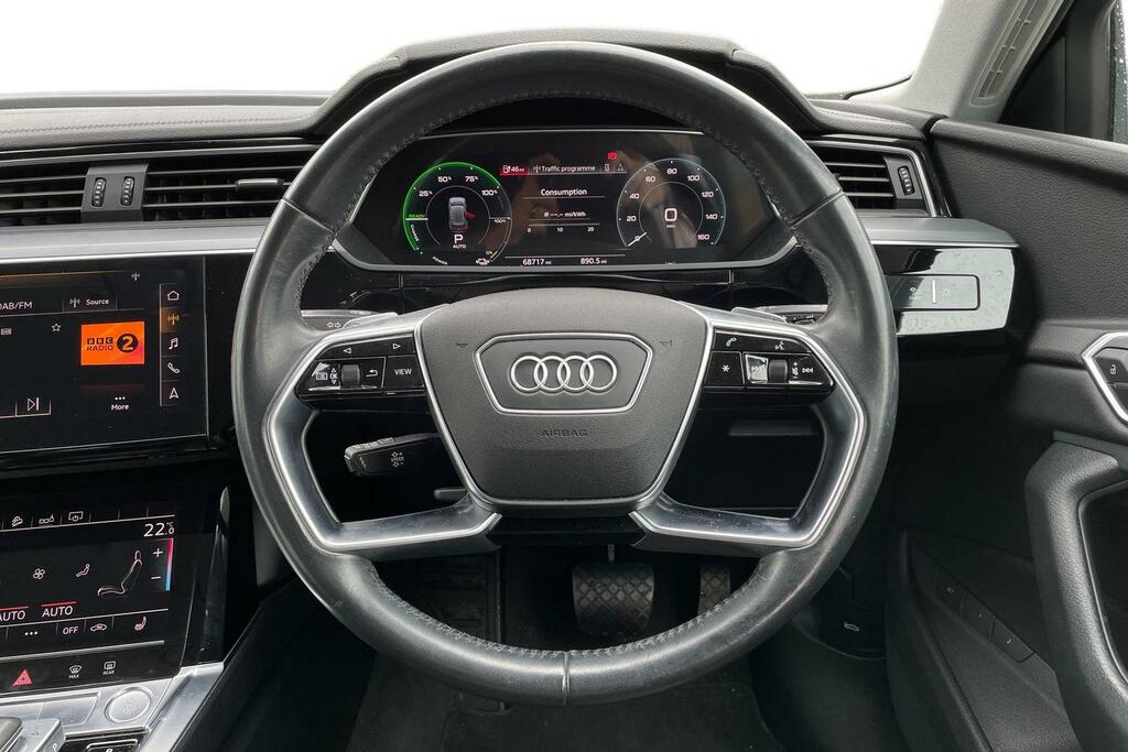 Audi E-tron 300Kw 55 Quattro 95Kwh KM69YRV Grey #5