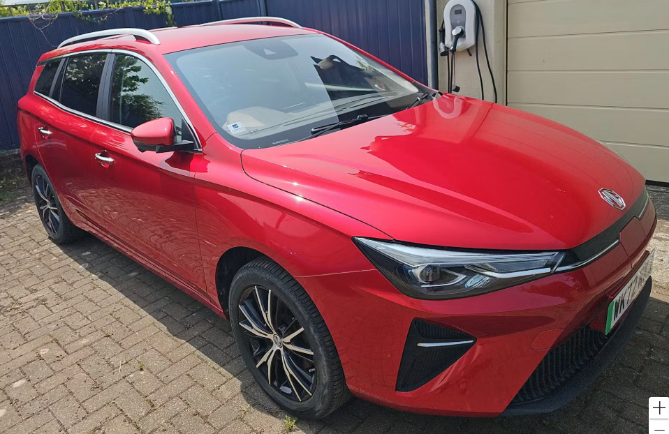 MG MG5 115Kw Trophy Ev Long Range 61Kwh Red