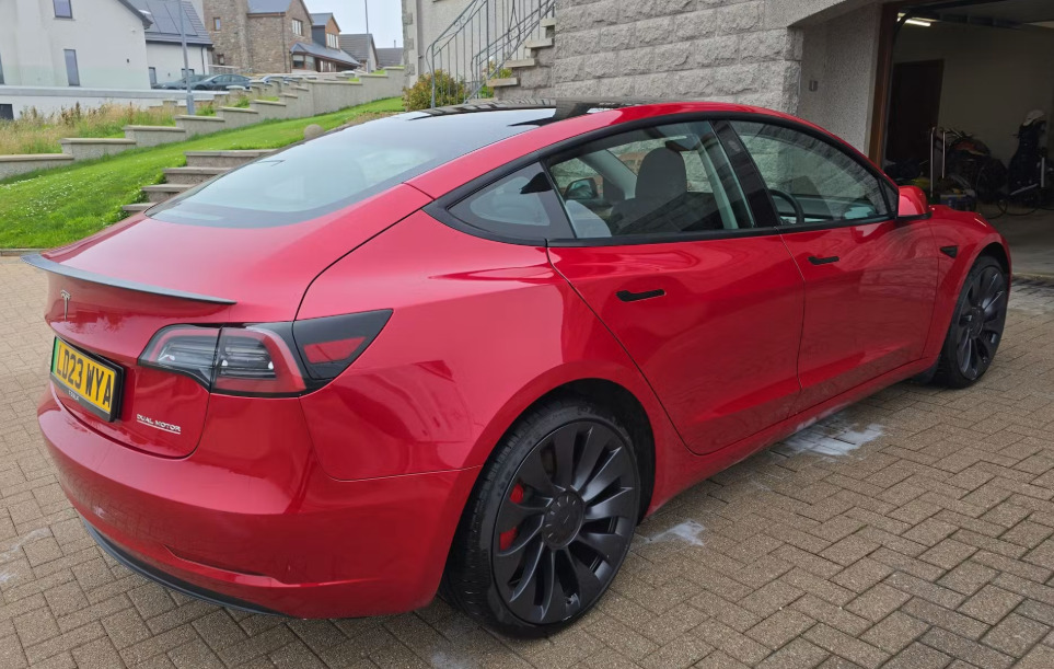 Tesla Model 3 Performance Awd Performance Upgrade LD23WYA Red #2