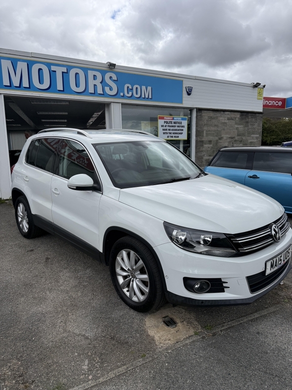 Volkswagen Tiguan 2.0 Match Tdi Bluemotion Technology White #6