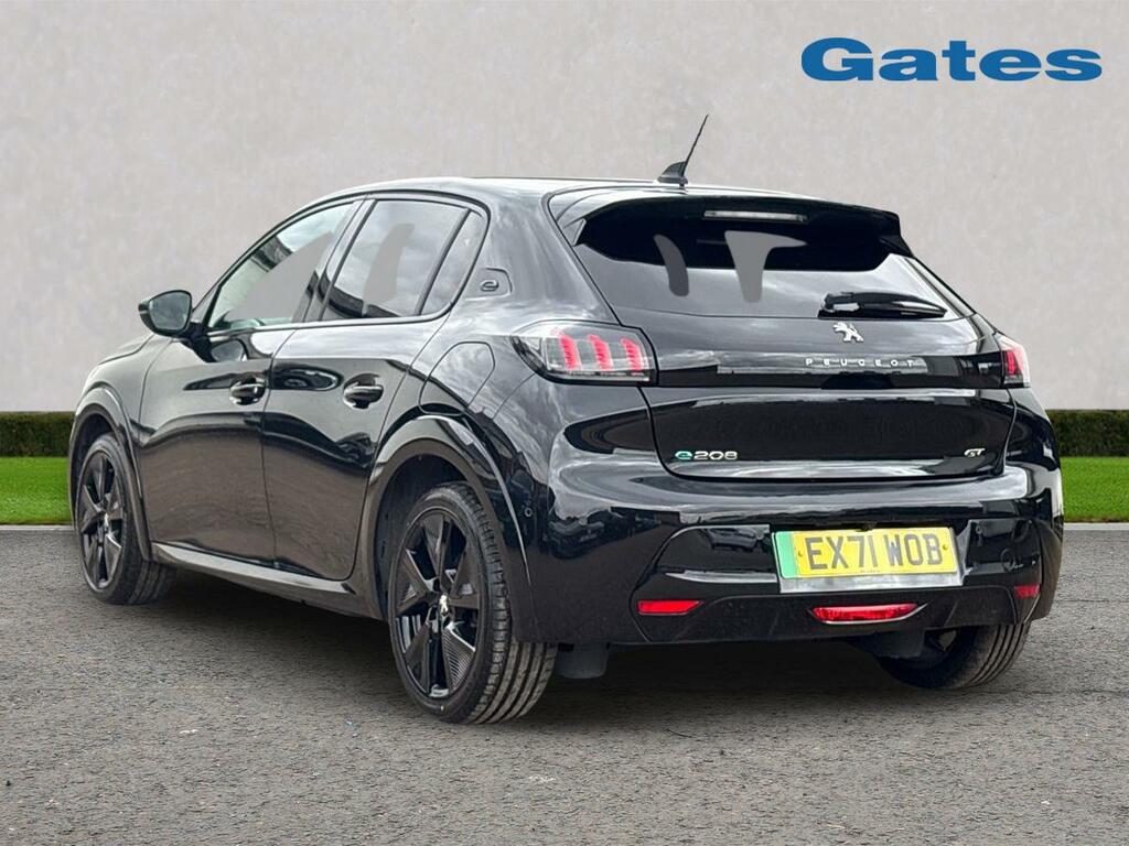 Peugeot e-208 Peugeot 208 Gt 100Kw 50Kwh EX71WOB Black #5