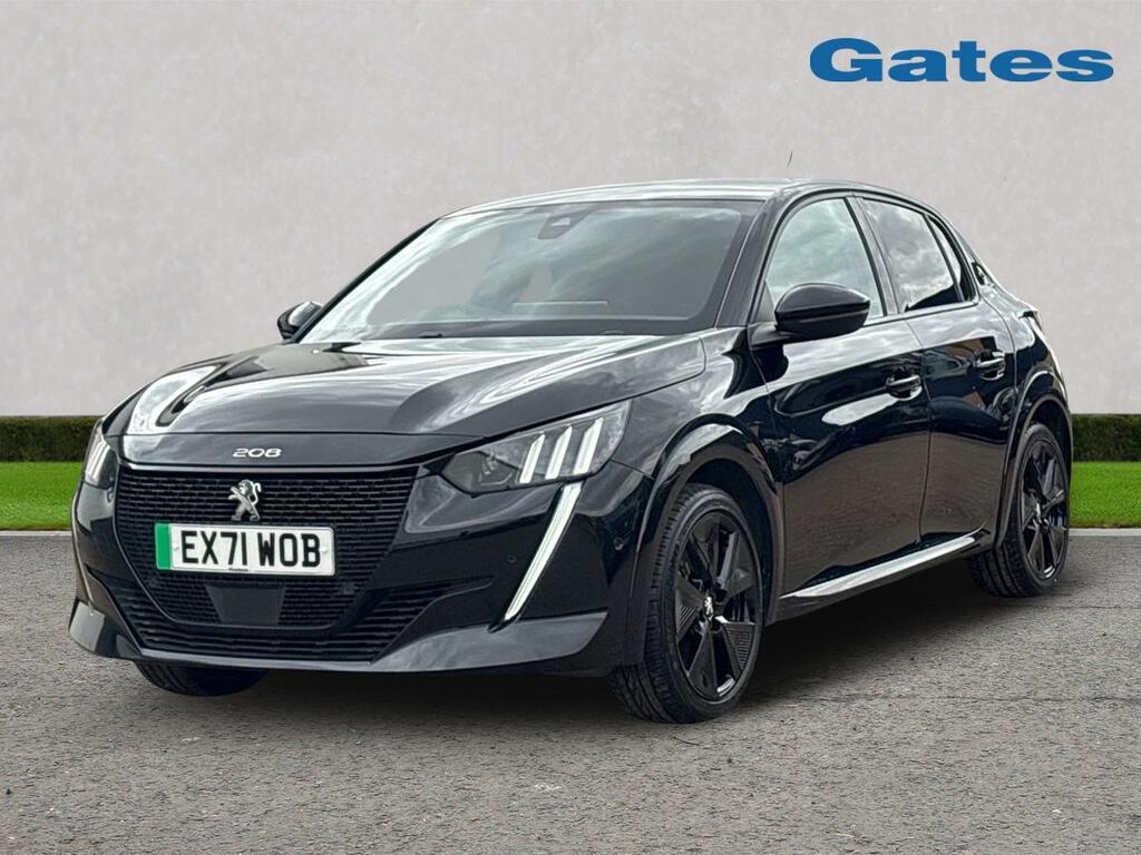 Peugeot e-208 Peugeot 208 Gt 100Kw 50Kwh EX71WOB Black #3