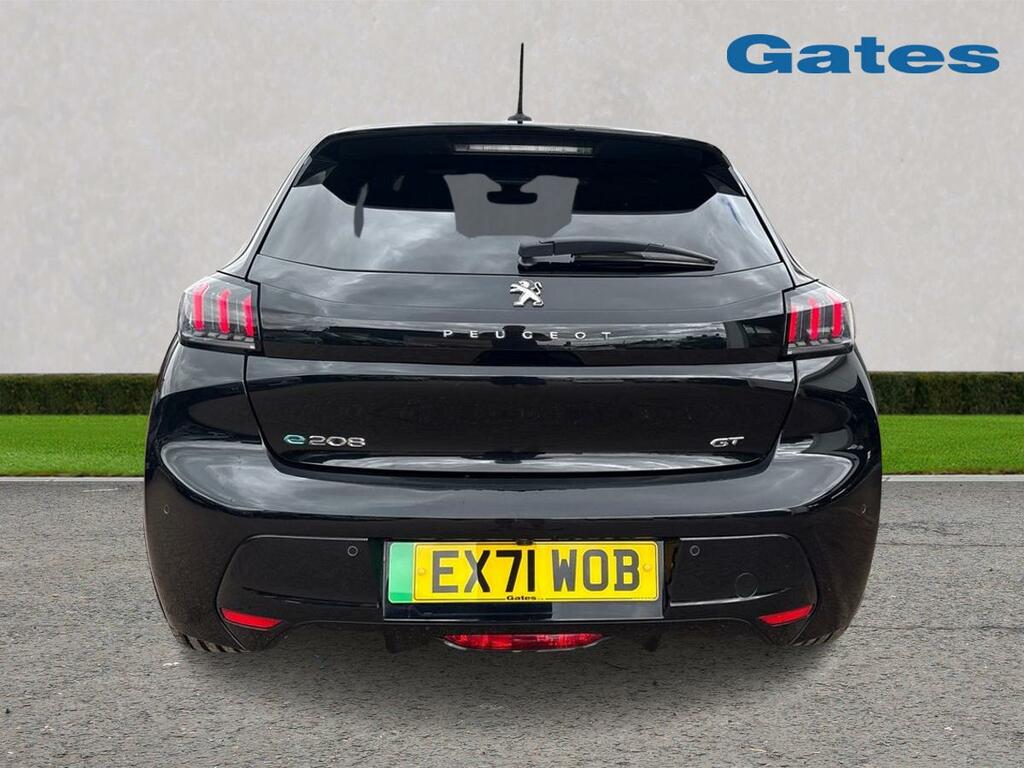 Peugeot e-208 Peugeot 208 Gt 100Kw 50Kwh EX71WOB Black #6