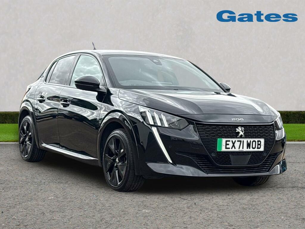 Peugeot e-208 Peugeot 208 Gt 100Kw 50Kwh Black
