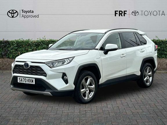 Toyota Rav 4 Design 2.5 Hybrid Awd White #3