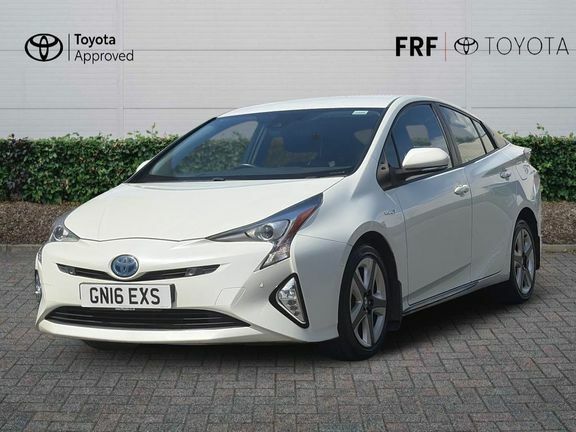 Toyota Prius 1.8 Vvt-h Excel Cvt Euro 6 Ss 15In Alloy White #3