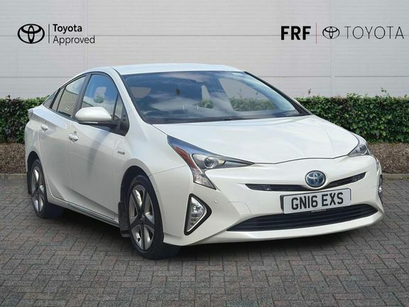 Toyota Prius 1.8 Vvt-h Excel Cvt Euro 6 Ss 15In Alloy White