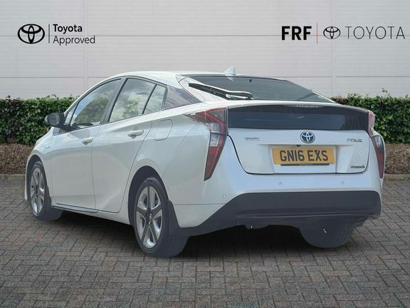 Toyota Prius 1.8 Vvt-h Excel Cvt Euro 6 Ss 15In Alloy White #4