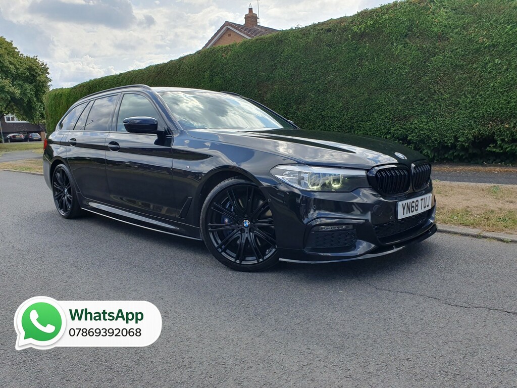 BMW 5 Series 3.0 540I Xdrive M Sport Touring 2018 YN68TUJ Black