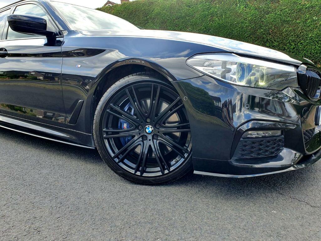 BMW 5 Series 3.0 540I Xdrive M Sport Touring 2018 YN68TUJ Black #4