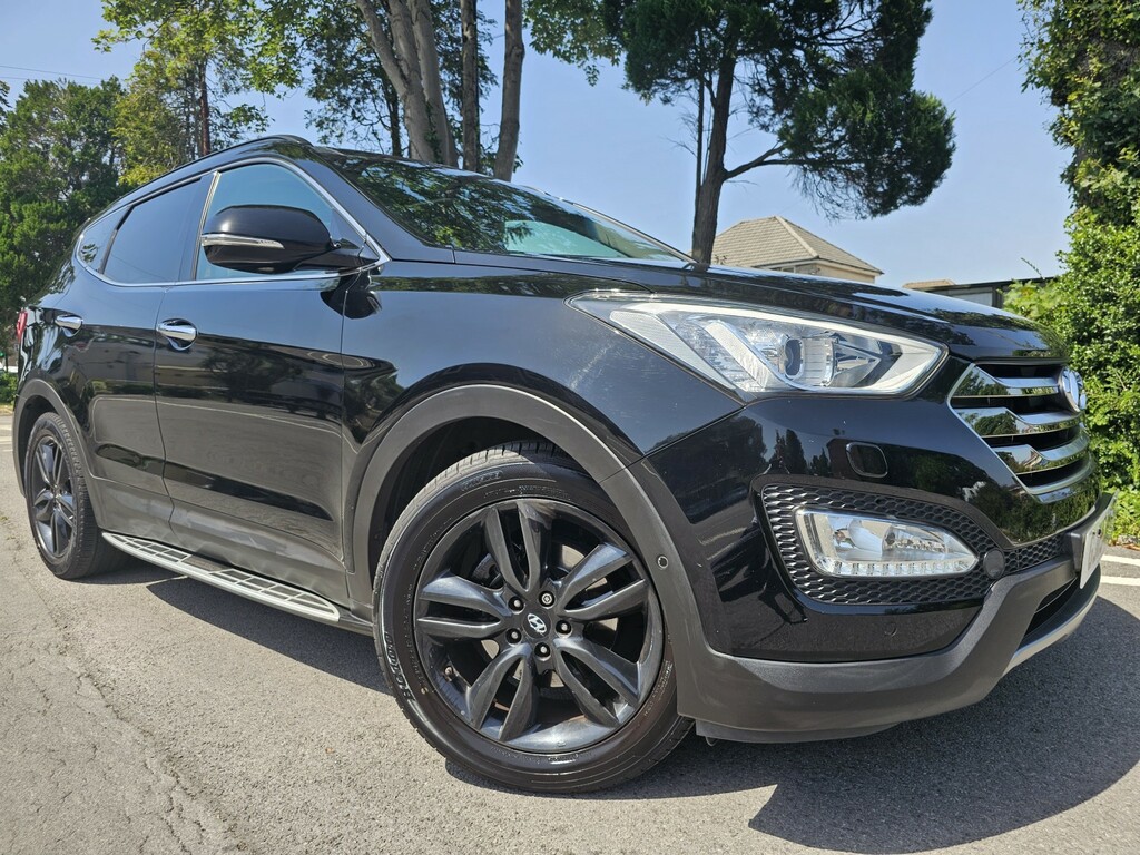 Hyundai Santa Fe 2.2 Crdi Premium Se 2015 Black #3