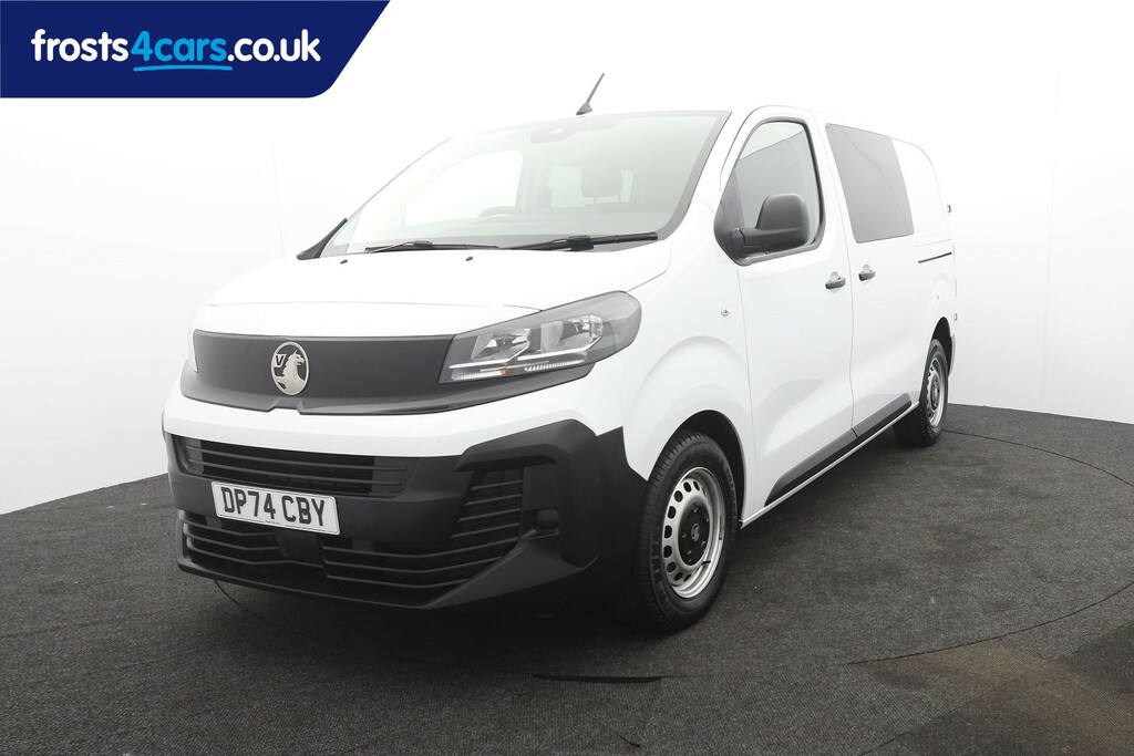 Vauxhall Vivaro Double Cab 2.0 Turbo D Prime H1 Euro 6 145 Ps White