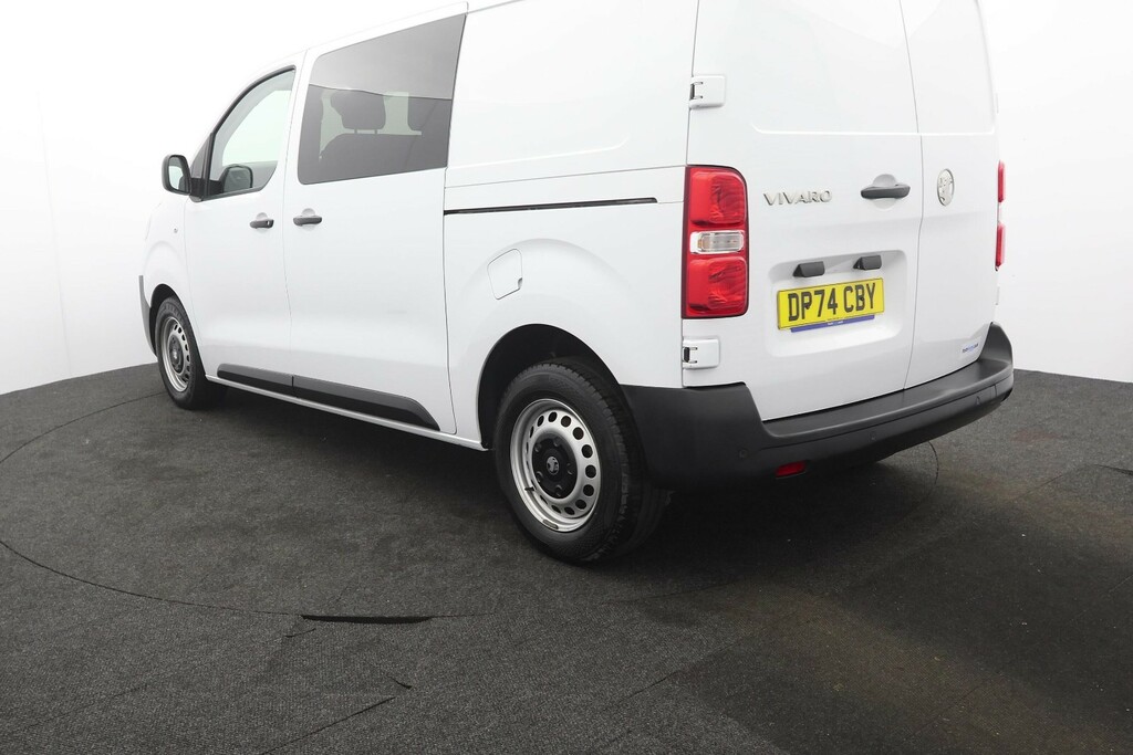Vauxhall Vivaro Double Cab 2.0 Turbo D Prime H1 Euro 6 145 Ps DP74CBY White #3