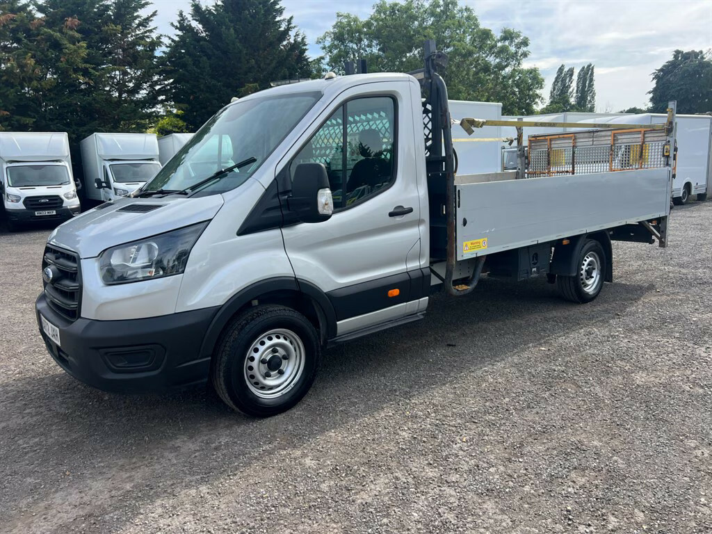 Ford Transit Custom 350 Leader Dropside Ecoblue With Tail Lift Dropsid E072JXH Silver #3