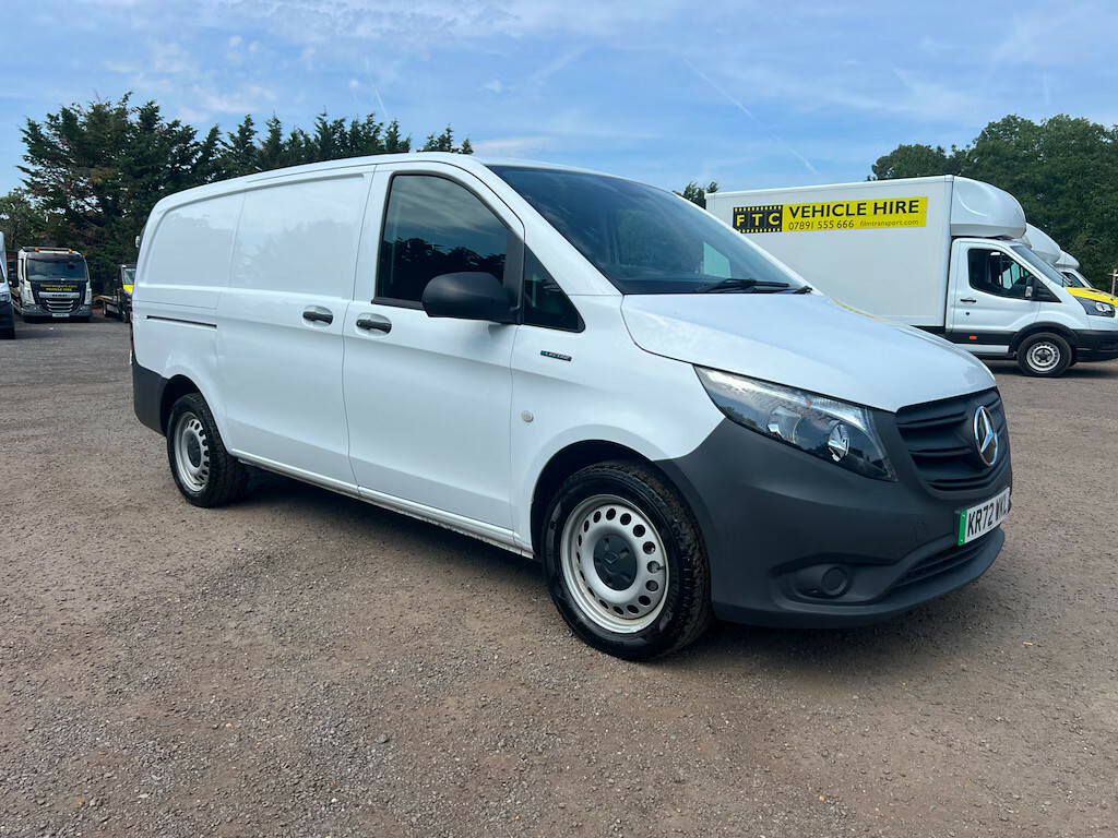 Mercedes-Benz eVito 85Kw 66Kwh Progressive Van Panel Van White #4