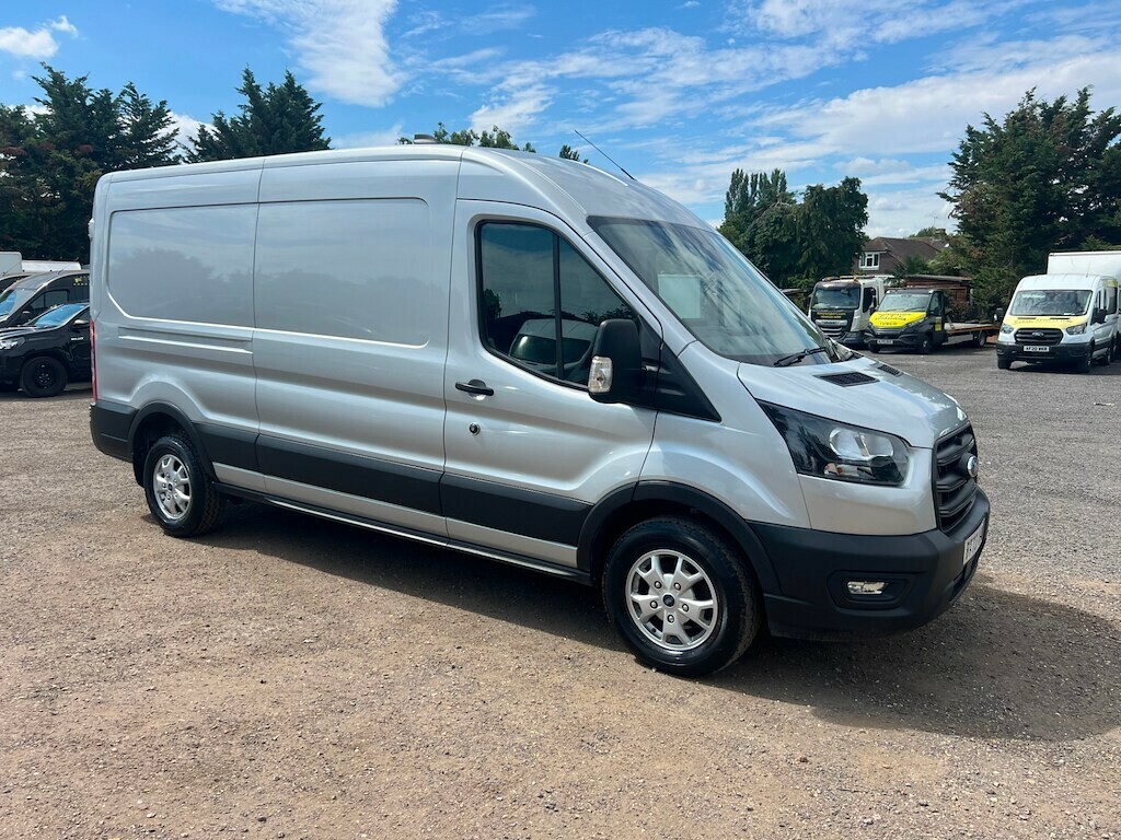 Ford Transit Custom 350 Trend P V Ecoblue L3h2 Panel Van BT73VRN Silver #2