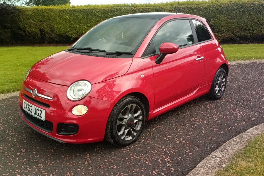 Fiat 500 Hatchback CX63UGZ Red #6