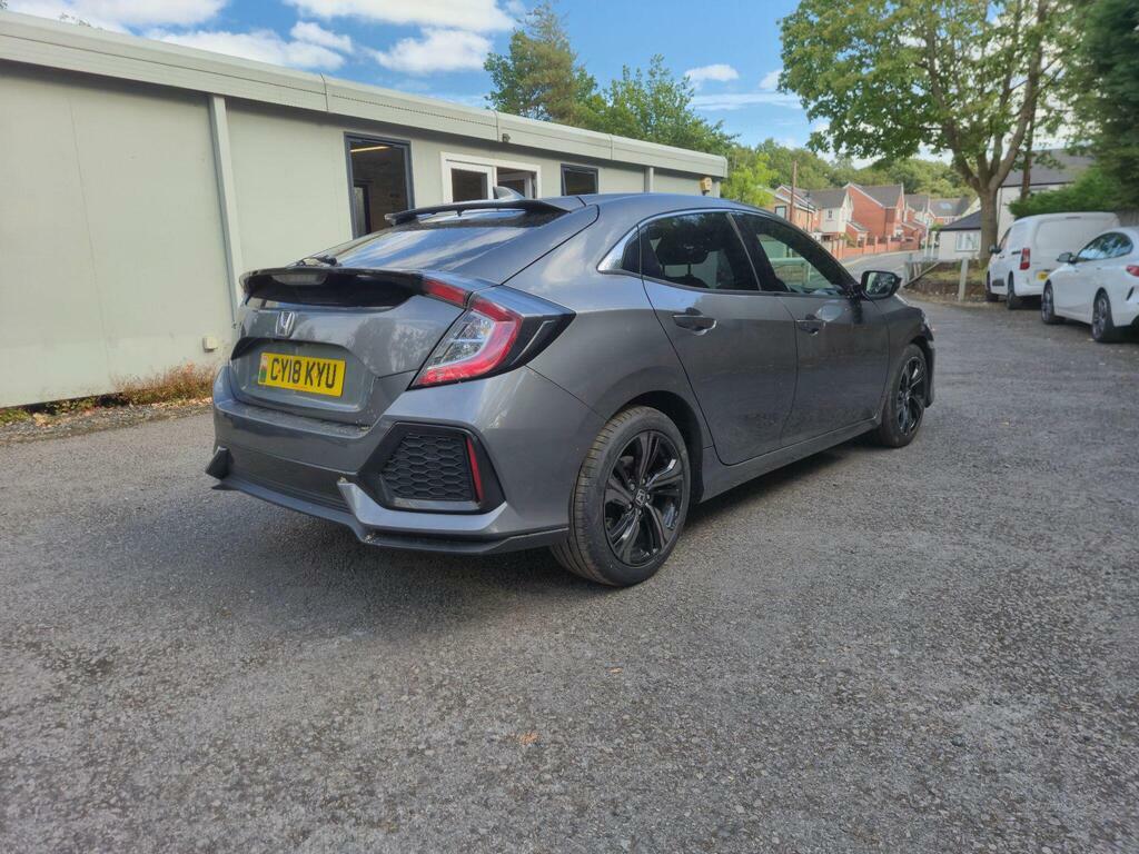 Honda Civic 1.0 Vtec Turbo Sr Euro 6 S S Grey #2