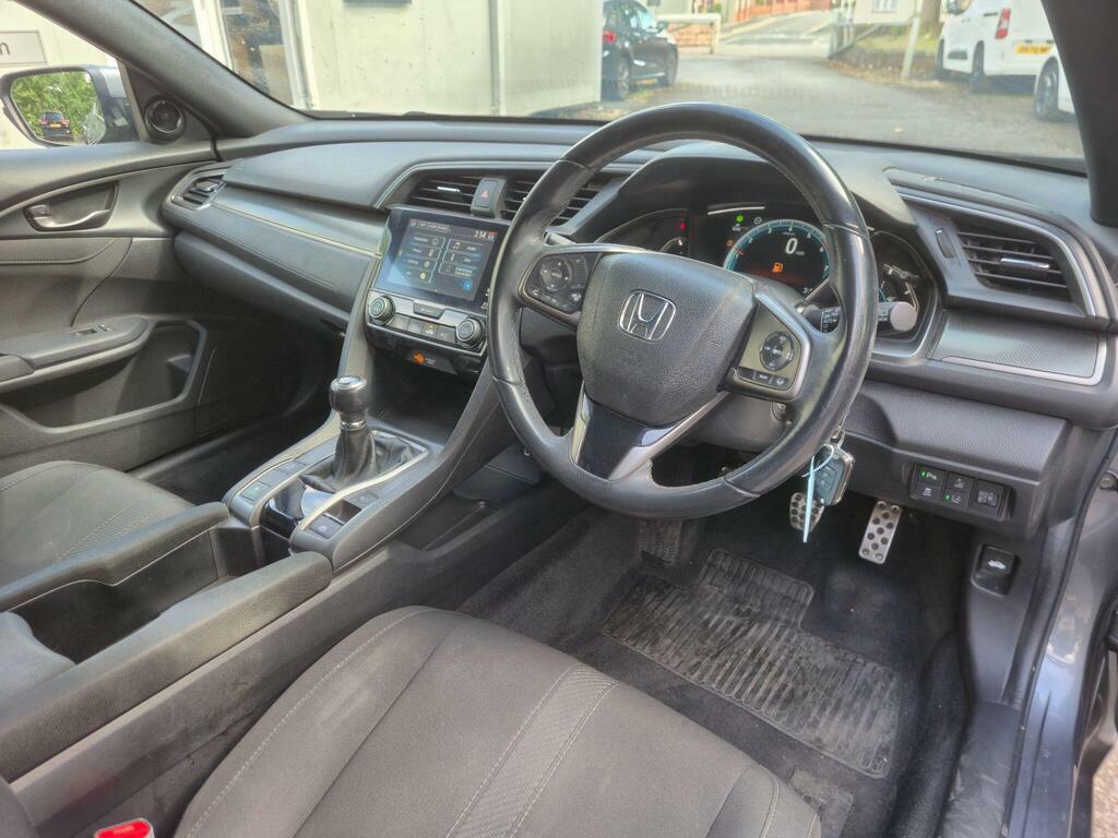 Honda Civic 1.0 Vtec Turbo Sr Euro 6 S S Grey #3