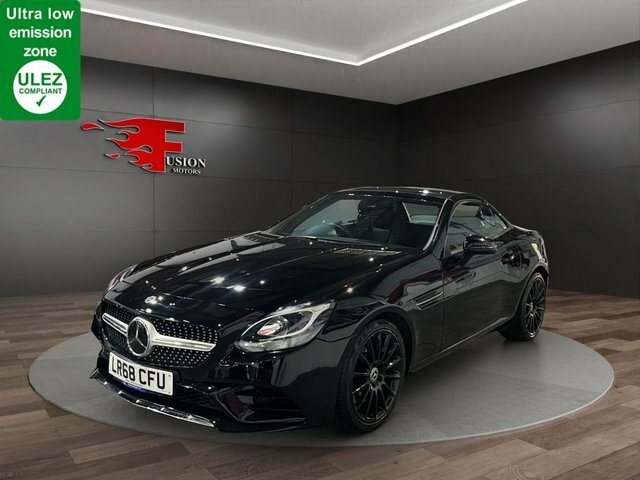 Mercedes-Benz SLC 1.6 Slc180 Gpf Amg Line Convertible G-t Black