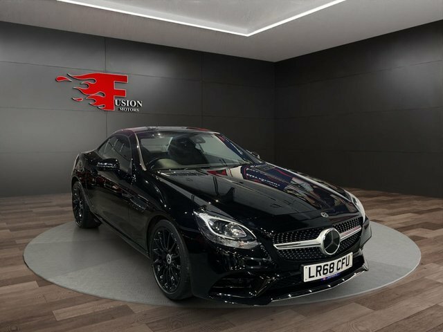 Mercedes-Benz SLC 1.6 Slc180 Gpf Amg Line Convertible G-t Black #3