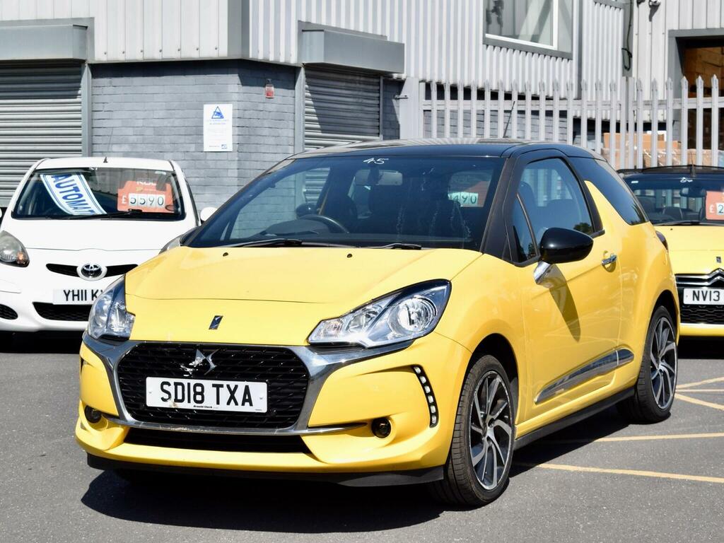 DS DS 3 Hatchback 1.2 Puretech Connected Chic Euro 6 Yellow #3