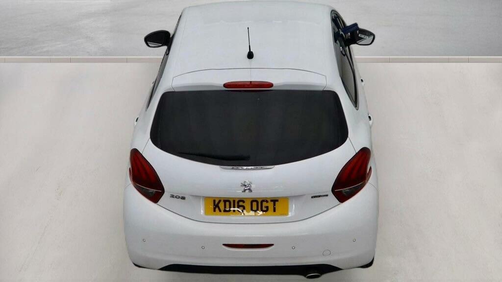 Peugeot 208 1.2 Puretech Gt Line Euro 6 Ss White #6