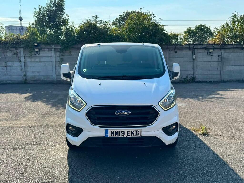 Ford Transit Custom 2.0 300 Ecoblue Limited L2 H1 Euro 6 WM19EKD White #2