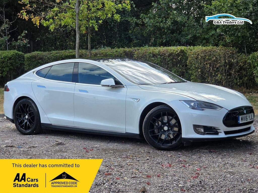 Tesla Model S Hatchback White