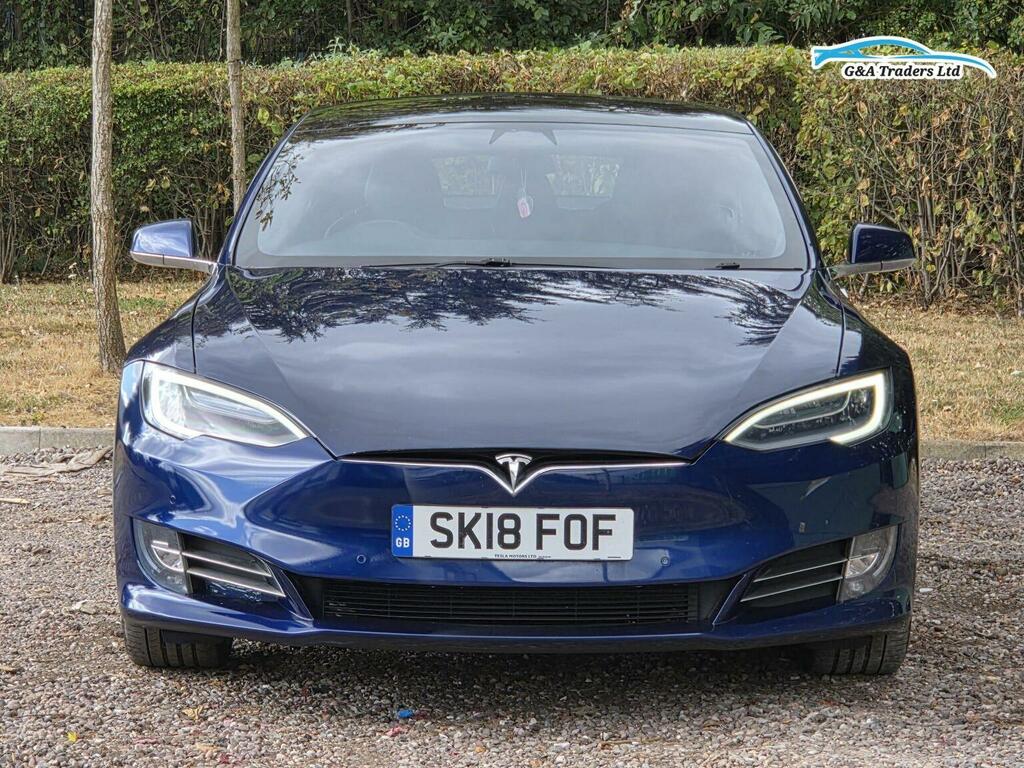 Tesla Model S Hatchback Blue #2