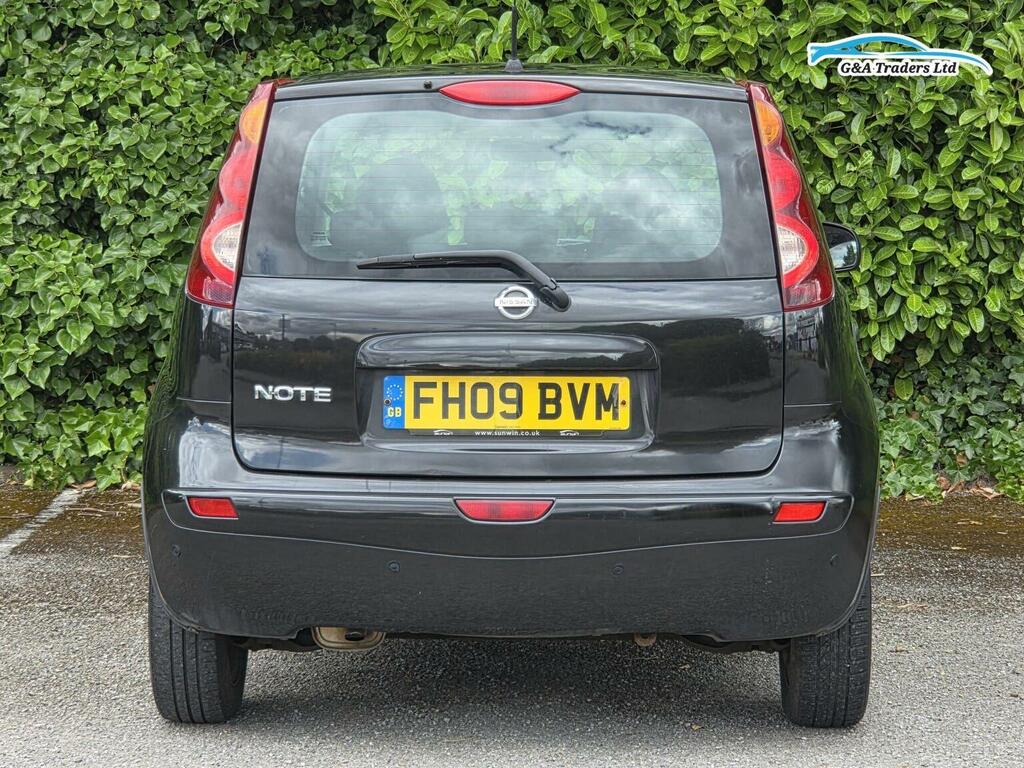 Nissan Note Hatchback 1.4 16V Visia Euro 4 200909 FH09BVM Black #6
