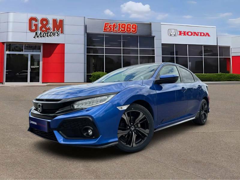 Honda Civic 1.5 Vtec Turbo Sport Plus - 2018 68 BN68ODU Blue #3