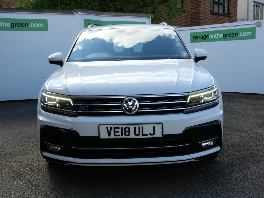 Volkswagen Tiguan 2.0 Tdi R-line Dsg 4Motion Euro 6 Ss VE18ULJ White #2