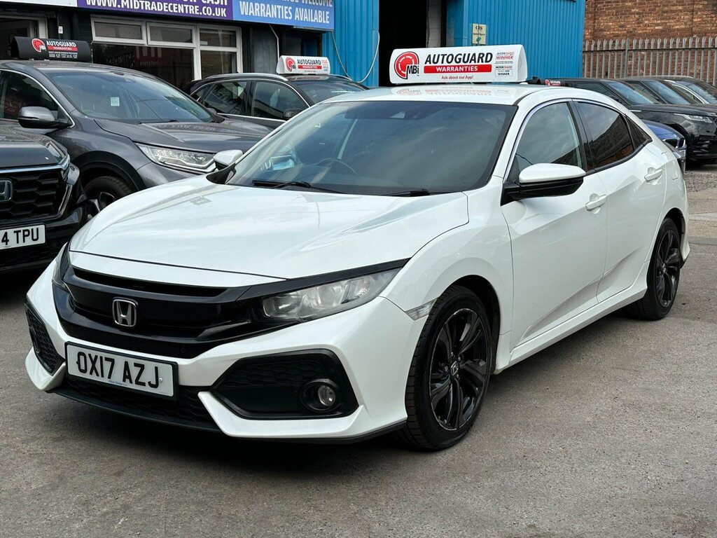 Honda Civic 1.0 Vtec Turbo Sr Euro 6 Ss White #3