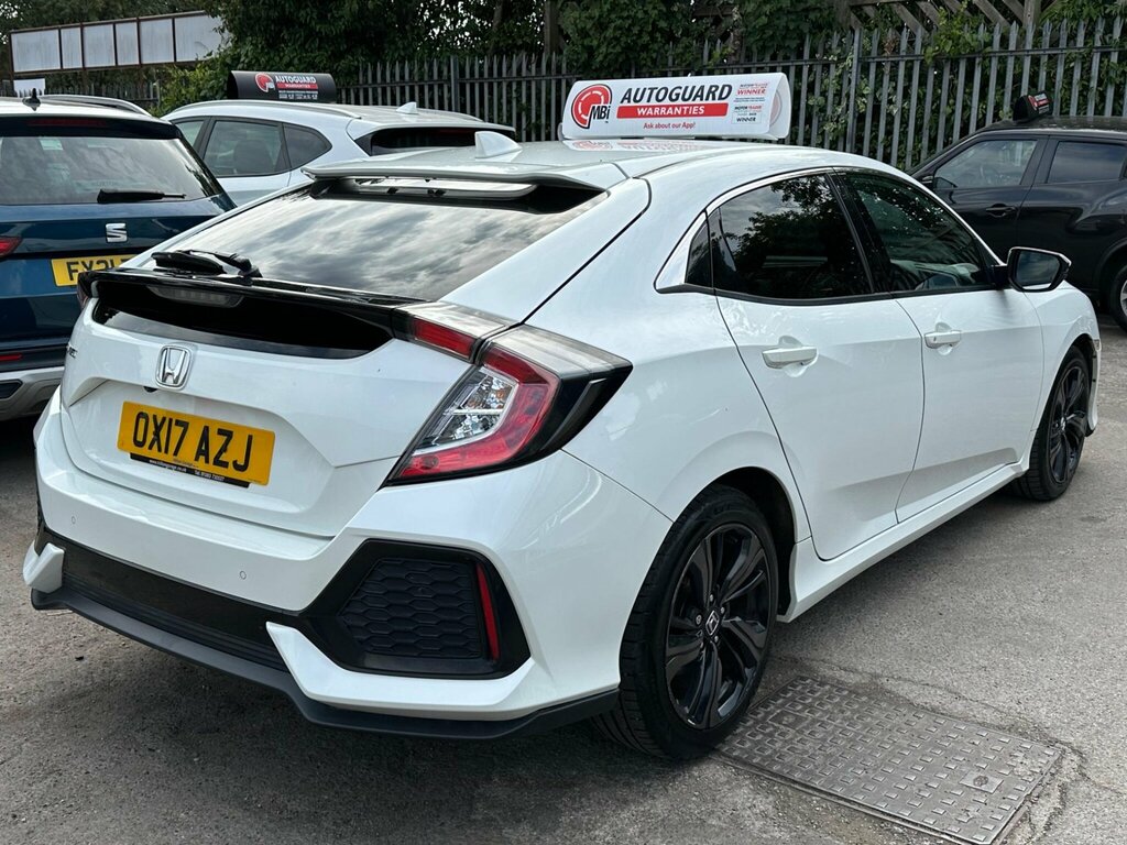 Honda Civic 1.0 Vtec Turbo Sr Euro 6 Ss White #6