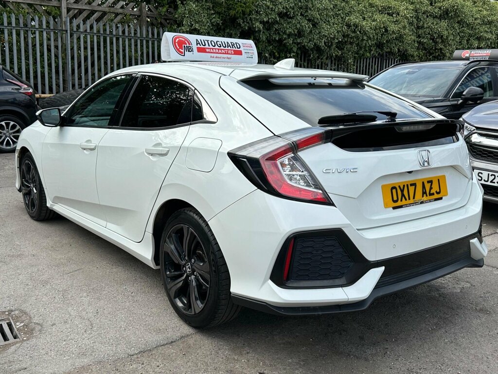 Honda Civic 1.0 Vtec Turbo Sr Euro 6 Ss White #4