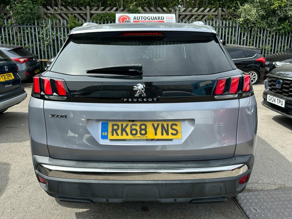Peugeot 3008 1.2 Puretech Allure Euro 6 Ss RK68YNS Grey #5