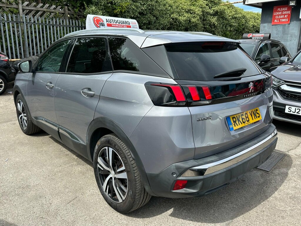Peugeot 3008 1.2 Puretech Allure Euro 6 Ss RK68YNS Grey #4