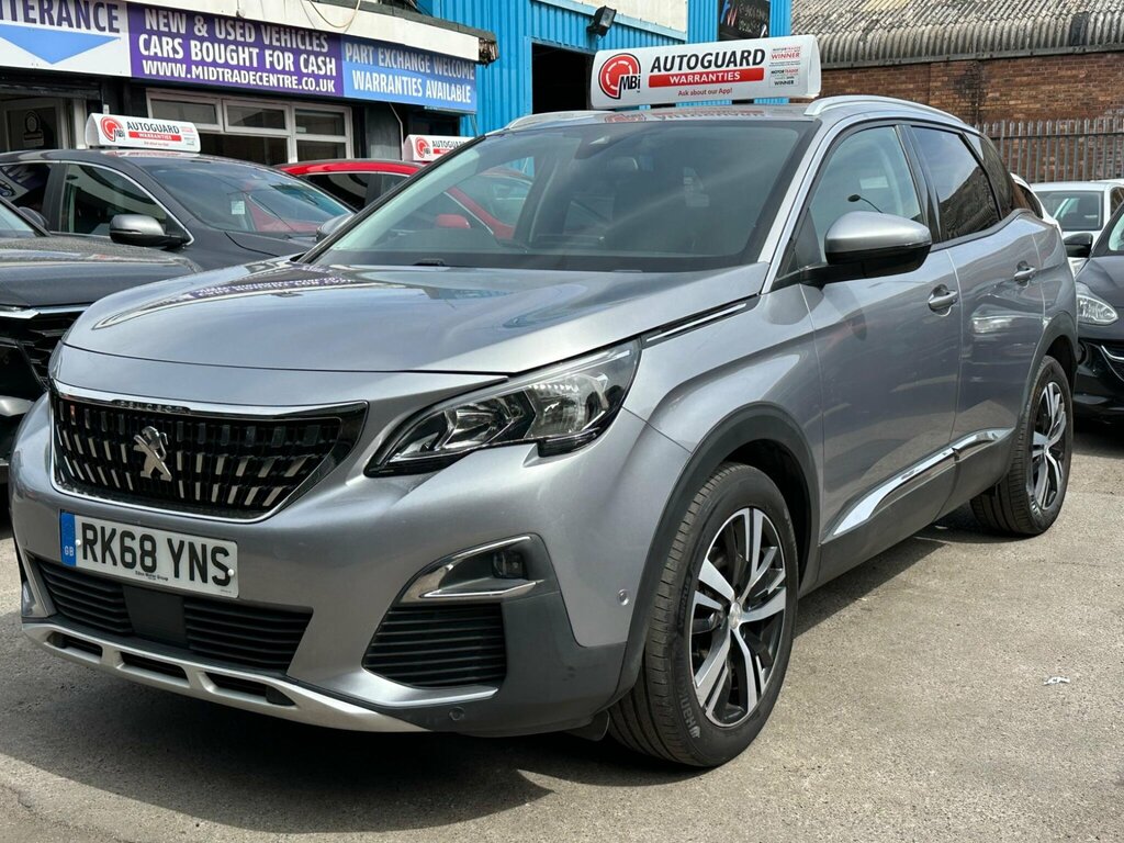 Peugeot 3008 1.2 Puretech Allure Euro 6 Ss RK68YNS Grey #3