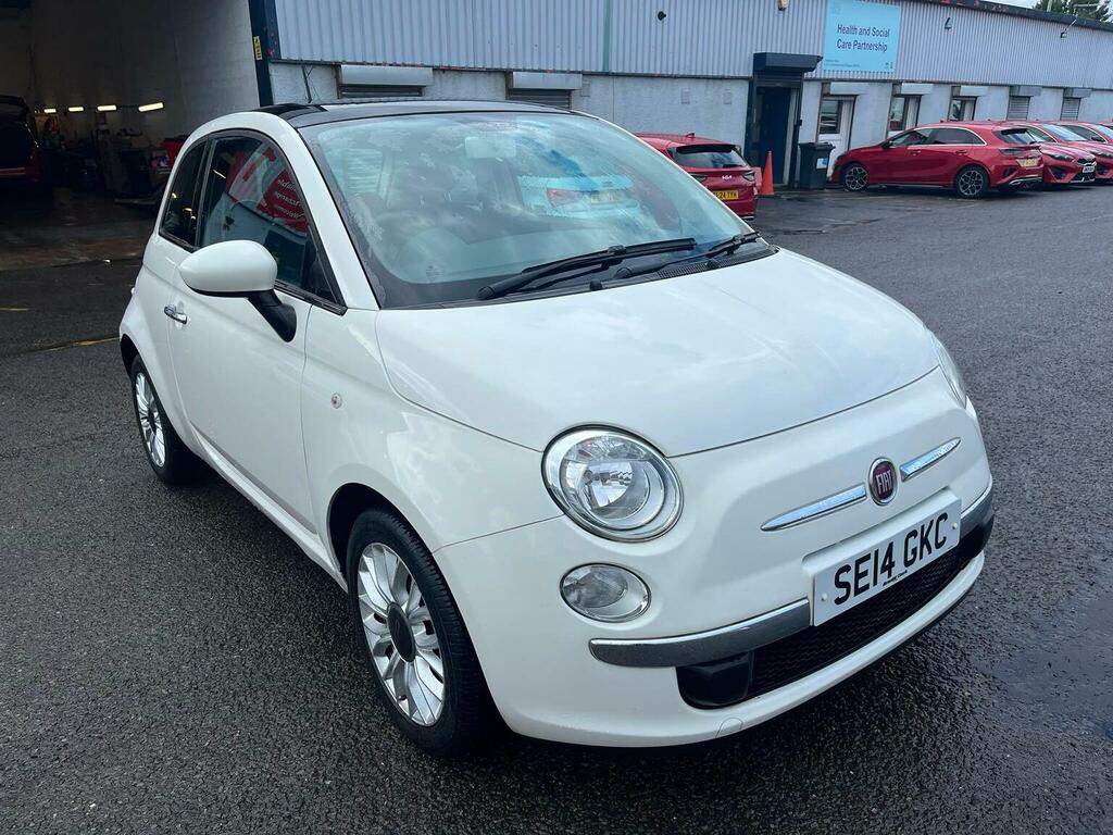 Fiat 500 1.2 Lounge Euro 6 Ss White #4