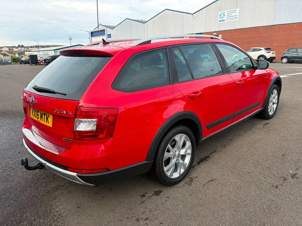 Skoda Octavia 2.0 Tdi Scout Dsg 4Wd Euro 6 Ss Red #6