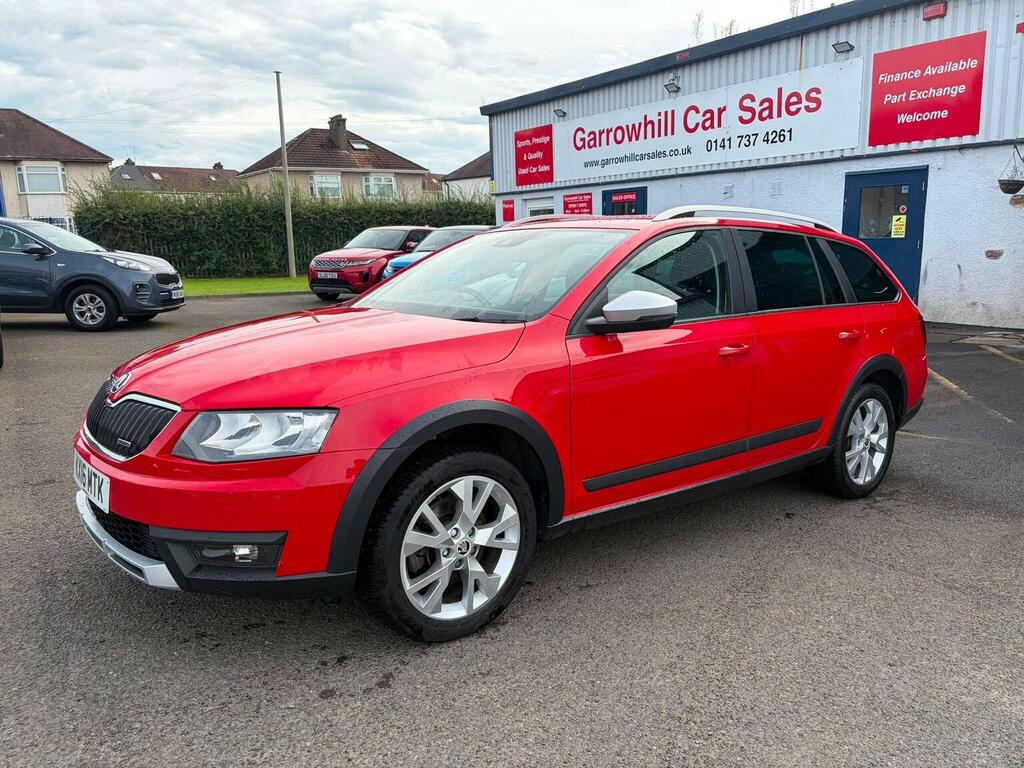 Skoda Octavia 2.0 Tdi Scout Dsg 4Wd Euro 6 Ss Red