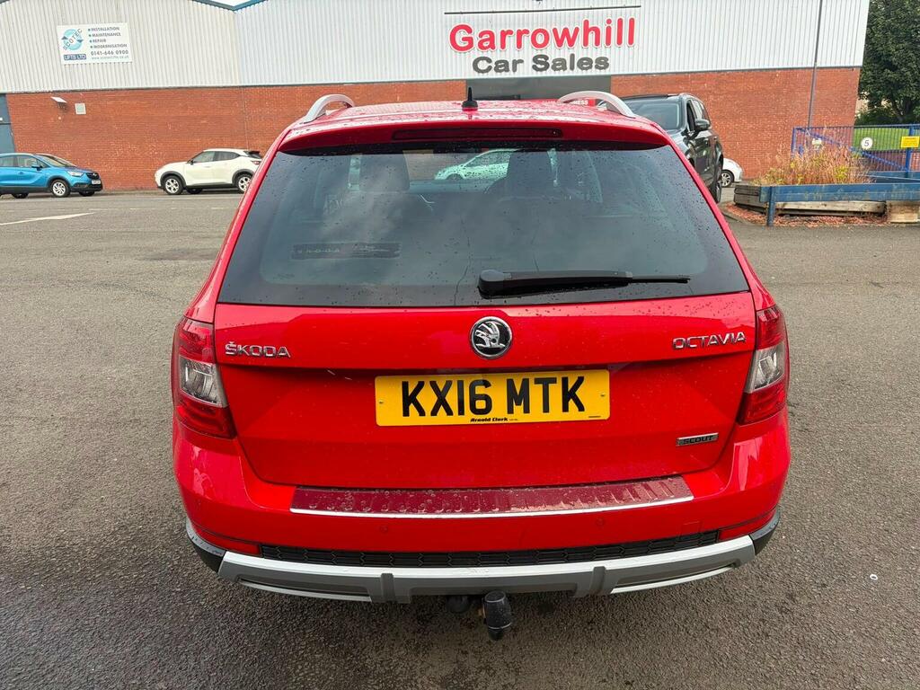 Skoda Octavia 2.0 Tdi Scout Dsg 4Wd Euro 6 Ss Red #3
